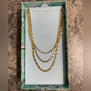 Lucky Brand 3-Layer Gold Necklace - BNWT